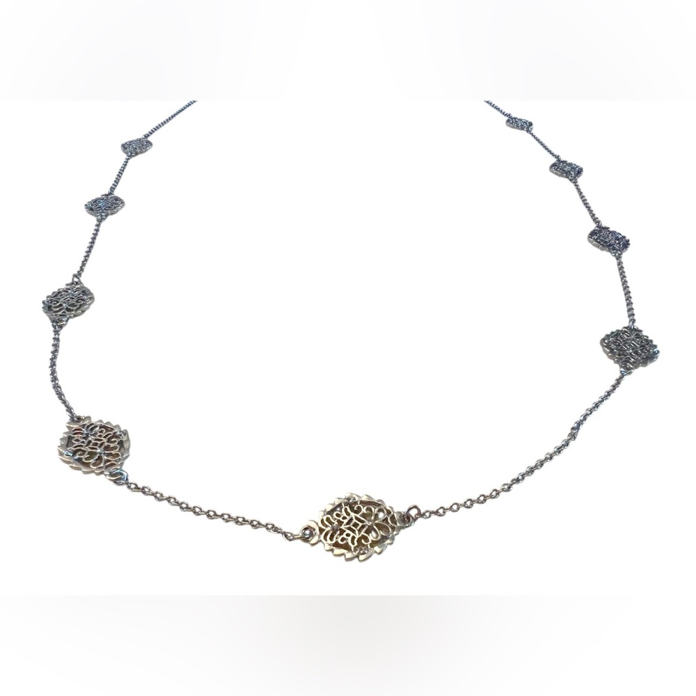 Ann Taylor Elegant Silver Toned Necklace - Picture 3 of 7